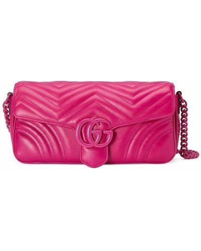 Gucci GG Marmont Schultertasche - Pink