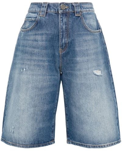 Pinko Hitch Jeans-Shorts - Blau