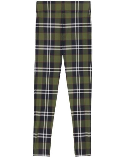 Burberry Vintage Check Stretch leggings - Gray