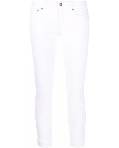 Dondup Jeans crop - Bianco