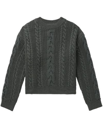 Juun.J Cable-knit Sweater - Grey
