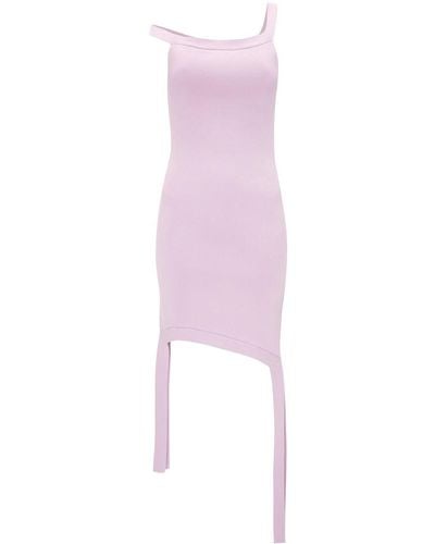 JW Anderson Sleeveless Dress In Cotton - Pink