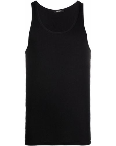 Tom Ford Top sin mangas - Negro