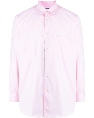 Comme des Garçons Long-sleeve Cotton Shirt - Pink