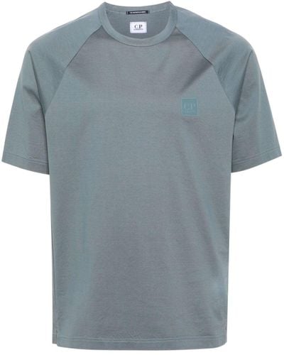 C.P. Company Logo-patch Cotton T-shirt - Blue