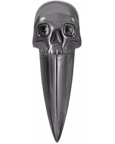 Northskull Skull Fang Earring - Black