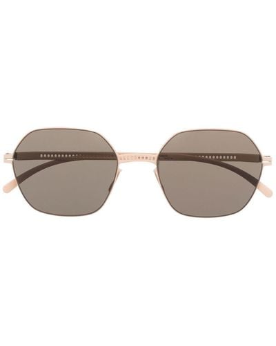 Mykita Oversized-frame Tinted Sunglasses - Natural