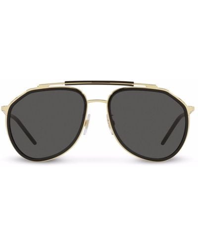 Dolce & Gabbana Pilot-frame Sunglasses - Black