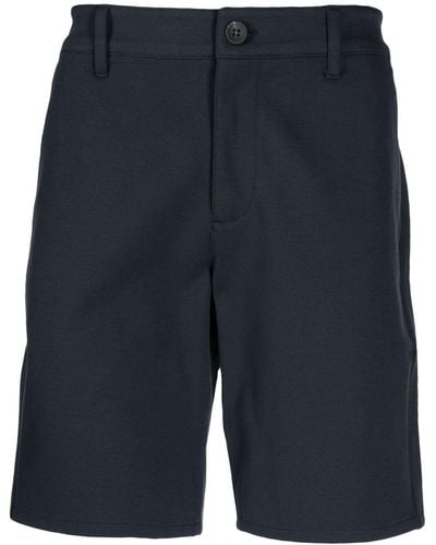 PAIGE Rickson Mid-rise Tailored Shorts - Blue