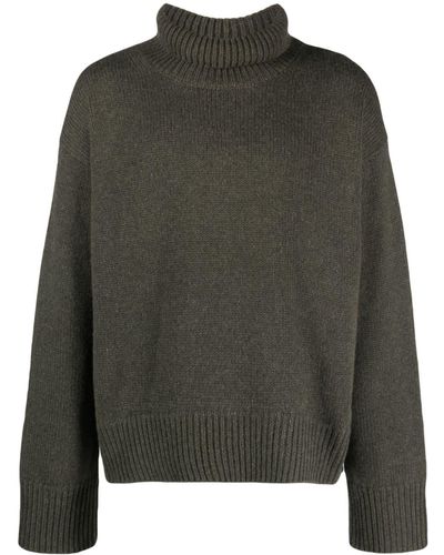 Givenchy Cashmere Oversized Turtle-Neck Jumper - Green