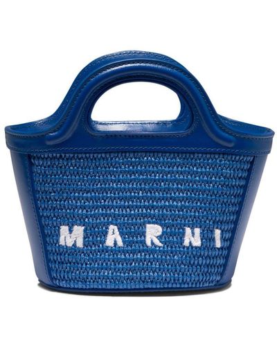 Marni Tropicalia Mini Tote Bag - Blue
