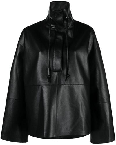 Nanushka Hadasa Faux-leather Jacket - Black