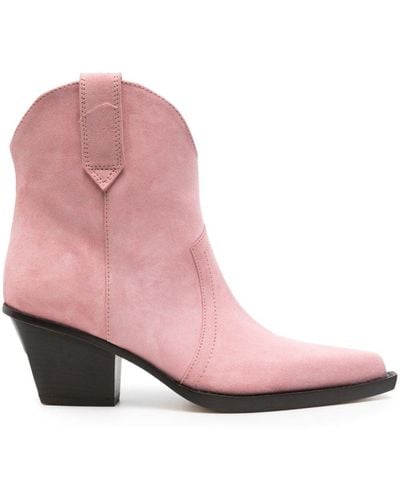 Paris Texas Sedona 60mm Suede Boots - Pink