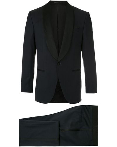 BOSS Two-piece Virgin Wool Suit - Black