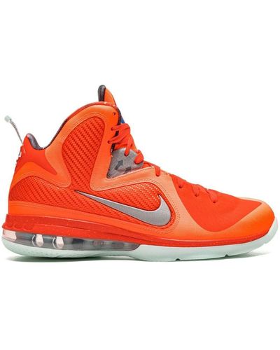 Nike LeBron 9 Big Bang Sneakers - Orange