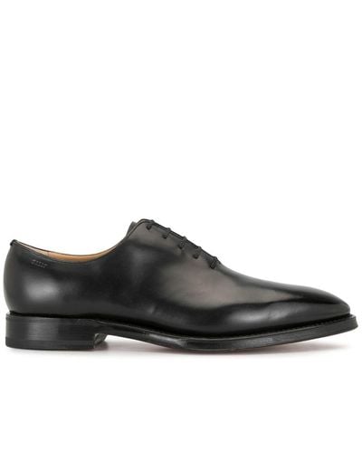 Bally Scolder Leather Oxford Shoes - Black