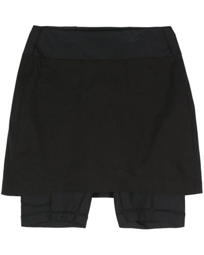 Post Archive Faction PAF Layered-design Skirt - Black