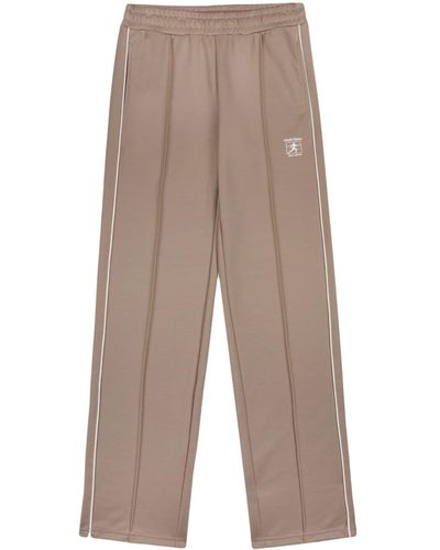 Sporty & Rich Runner Logo-print Track Trousers - Natural