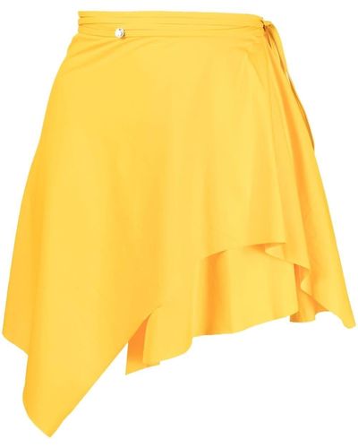 The Attico Sunny Yellow Mini Skirt