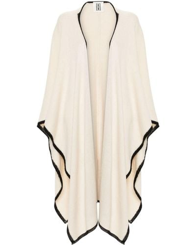 By Malene Birger Kassira Knitted Poncho - Natural
