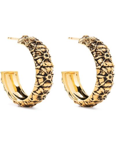 Aurelie Bidermann Miguela Hoop Earrings - Metallic