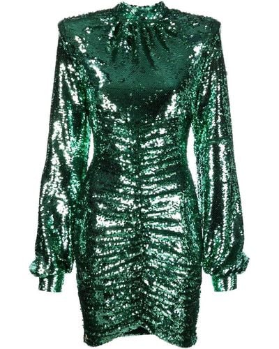 Philipp Plein Sequin-embellished Dress - Green