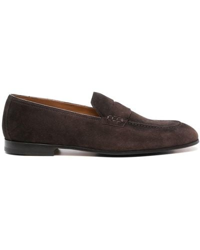 Doucal's Suède Penny Loafers - Bruin