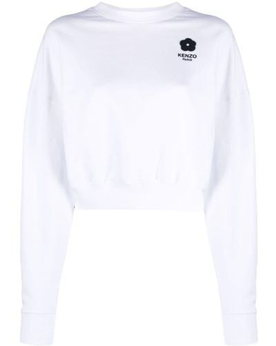 KENZO Boke 2.0 Cotton Sweatshirt - White