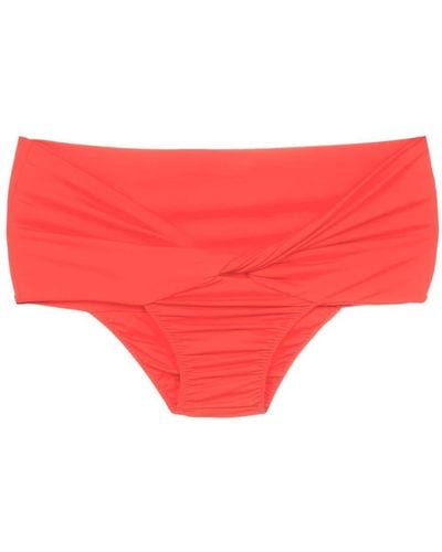 Clube Bossa High-waisted Bikini Bottoms - Red
