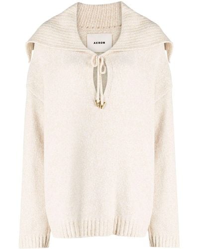 Aeron Pearl Oversized Sweater - Natural