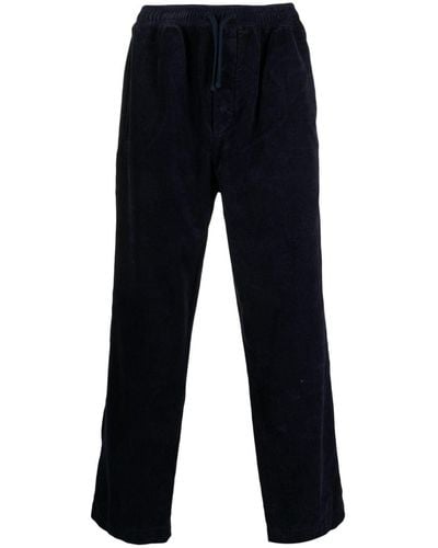 Isabel Marant Drawstring Cotton Track Trousers - Blue