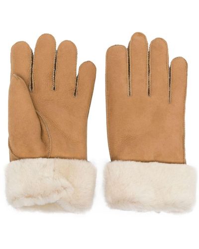 Parajumpers Handschuhe aus Shearling - Weiß