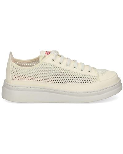 Camper Perforated Lace-up Trainers - White