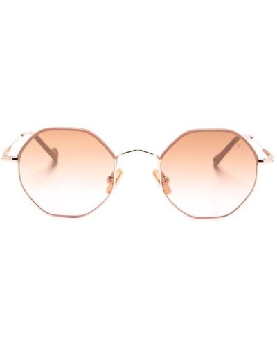 Eyepetizer Namib Geometric-frame Sunglasses - Pink