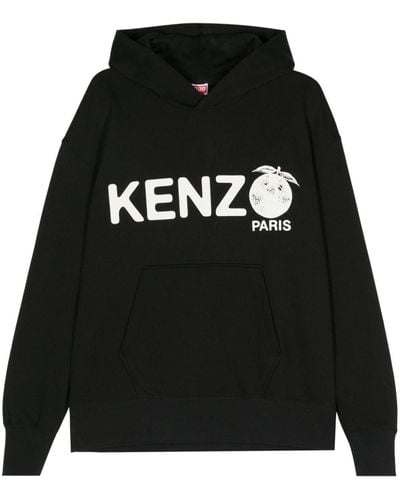 KENZO ロゴ パーカー - ブラック