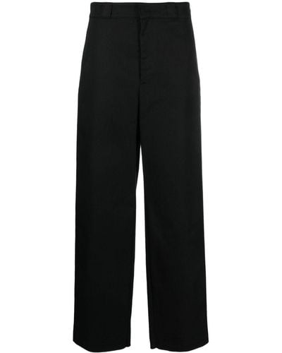 Givenchy Logo-patch Cotton Pants - Black