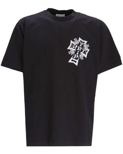 Aries Katoenen T-shirt - Zwart