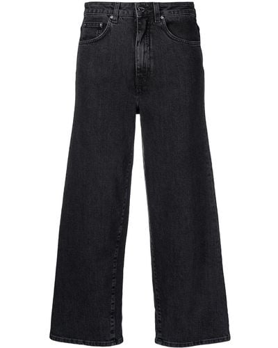 Totême High-waisted Wide-leg Jeans - Black