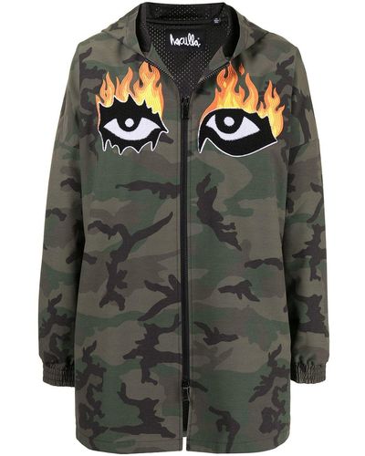 Haculla Eyes On Fire Jacket - Green