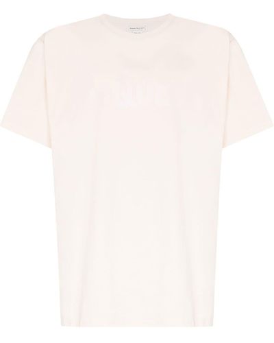 Alexander McQueen アレキサンダー・マックイーン ロゴ Tシャツ - ピンク