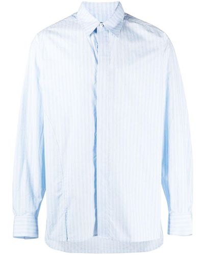 Adererror Long-sleeve Poplin Shirt - Blue
