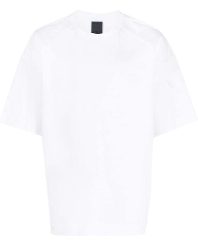 Juun.J T-Shirt mit Ärmeltasche - Weiß