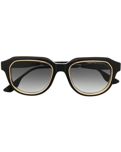 Dita Eyewear Gold-rimmed Tortoiseshell Frames - Black