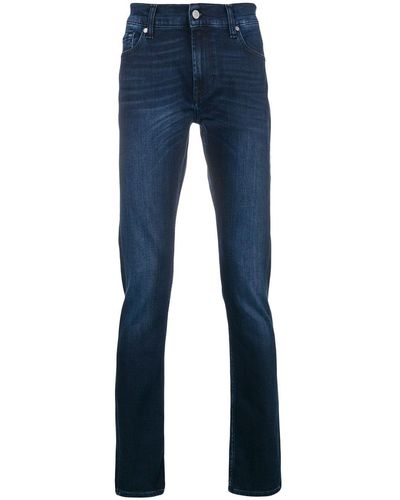 7 For All Mankind Straight Leg Jeans - ブルー