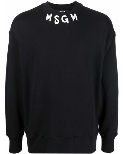 MSGM モックネック スウェットシャツ - ブラック