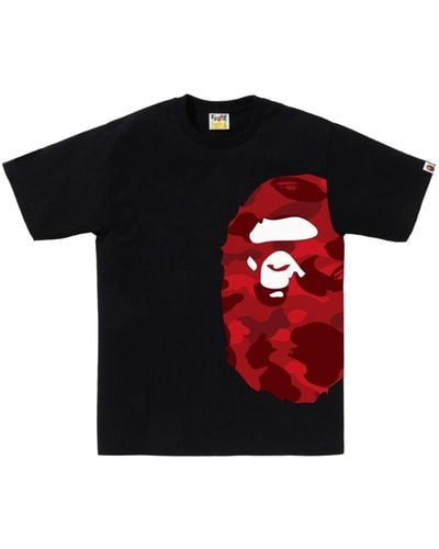 A Bathing Ape Big Ape Head Cotton T-shirt - Black
