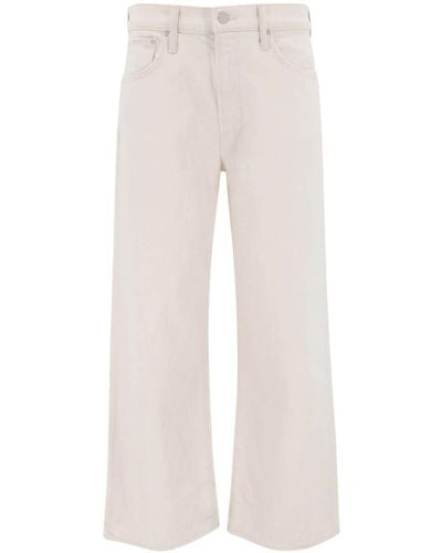 Mother The Dodger Ankle Cropped Jeans - Natural