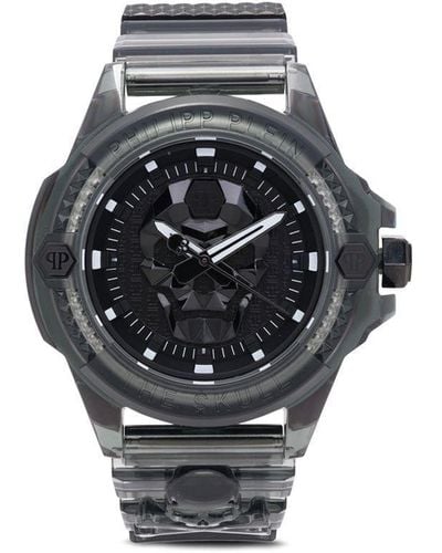 Philipp Plein High-conic The $kull 44mm Watch - Black