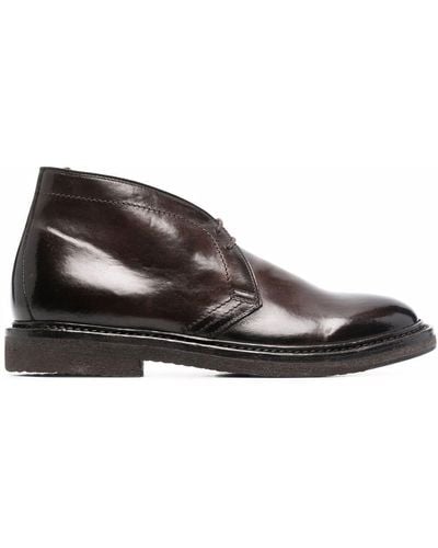 Officine Creative Hopkins Leather Boots - Brown