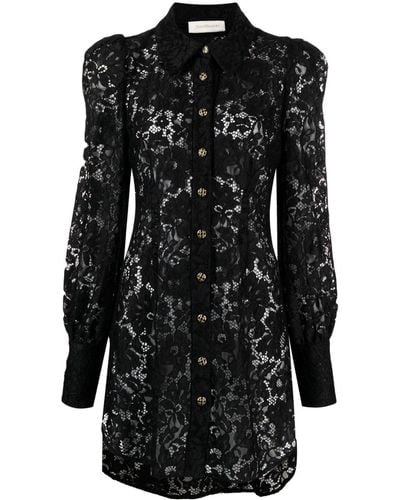 Zimmermann Camisa Matchmaker estilo túnica - Negro